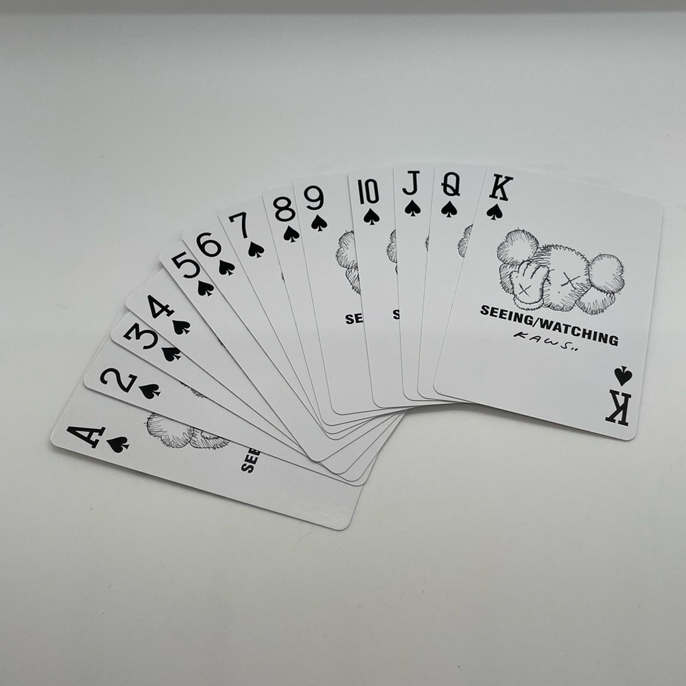 NIB RARE KAWS WATCHING/SEEING PLAYING DECK OF CARDS - Picture 7 of 13